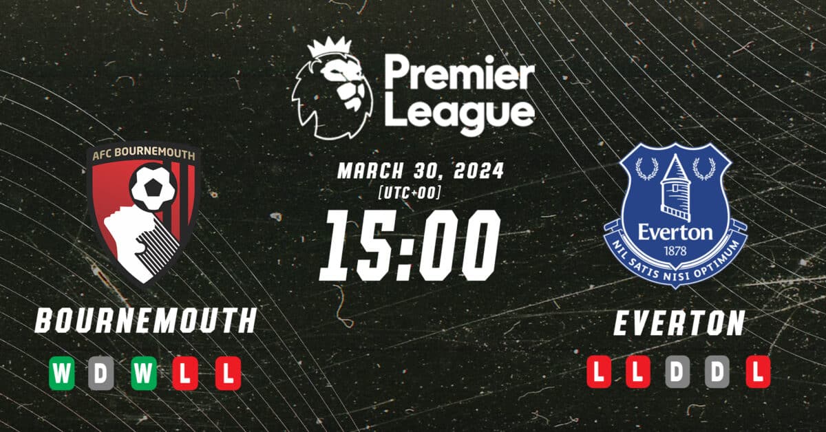 Bournemouth vs Everton Premier League náhled