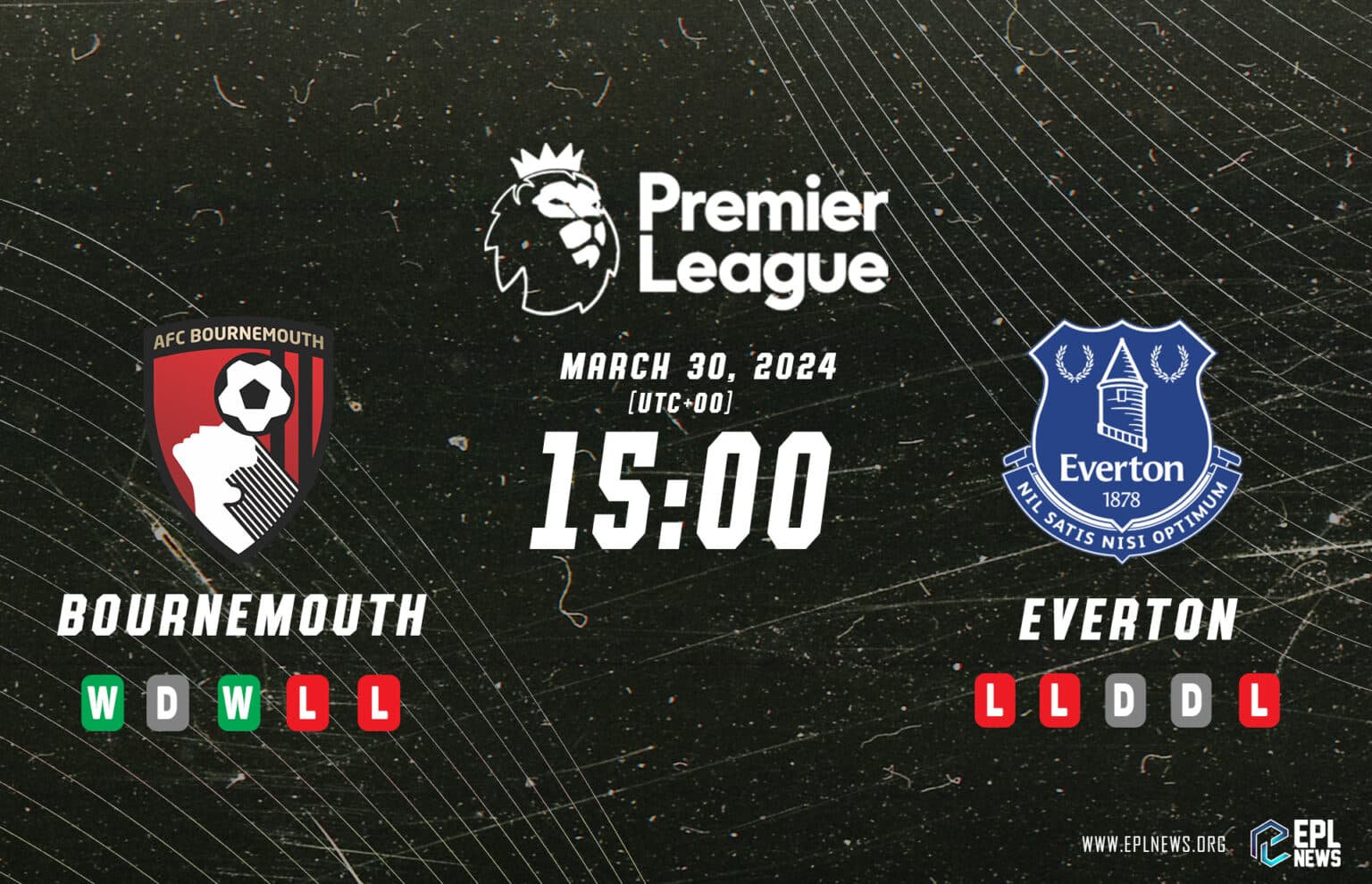 Bournemouth vs Everton Premier League náhled