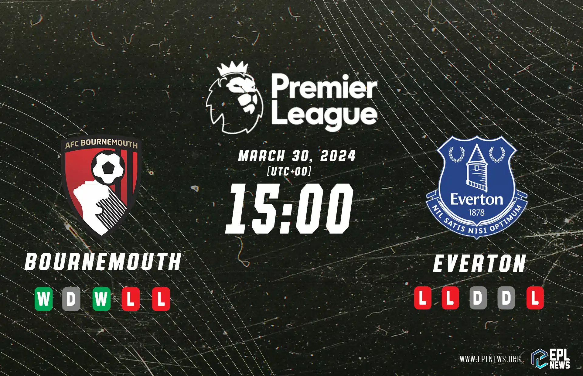 Bournemouth vs Everton Premier League náhled