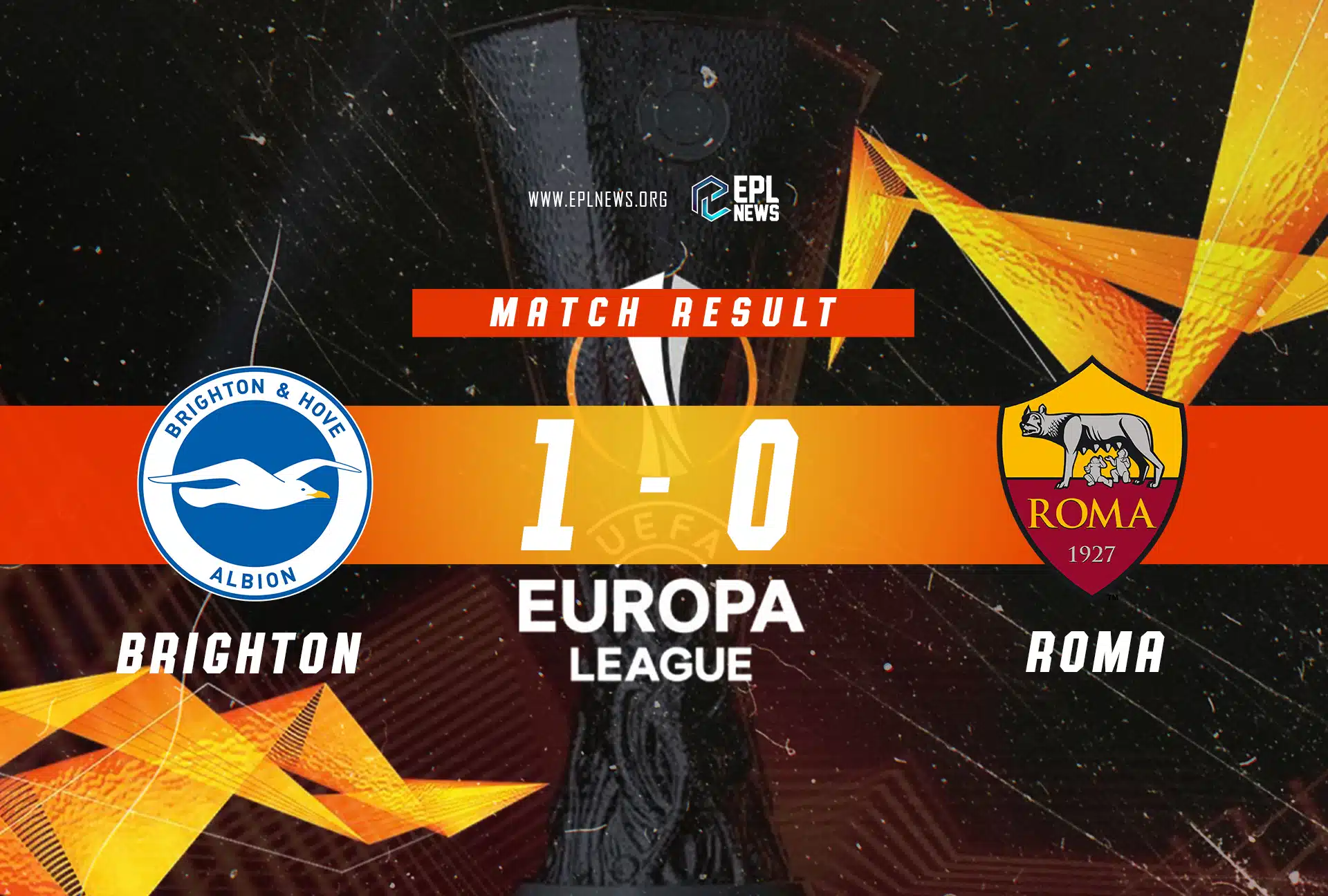 Reportáž Brighton vs AS Řím