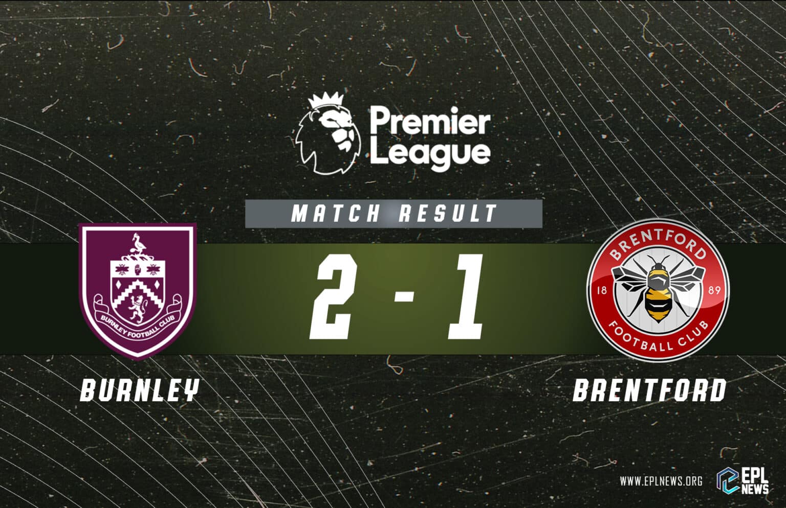 Zpráva Burnley vs Brentford