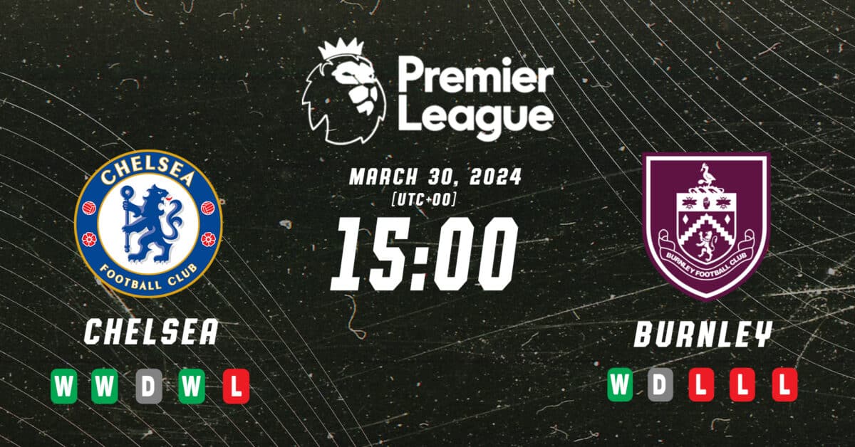 Ukázka Chelsea vs Burnley Premier League