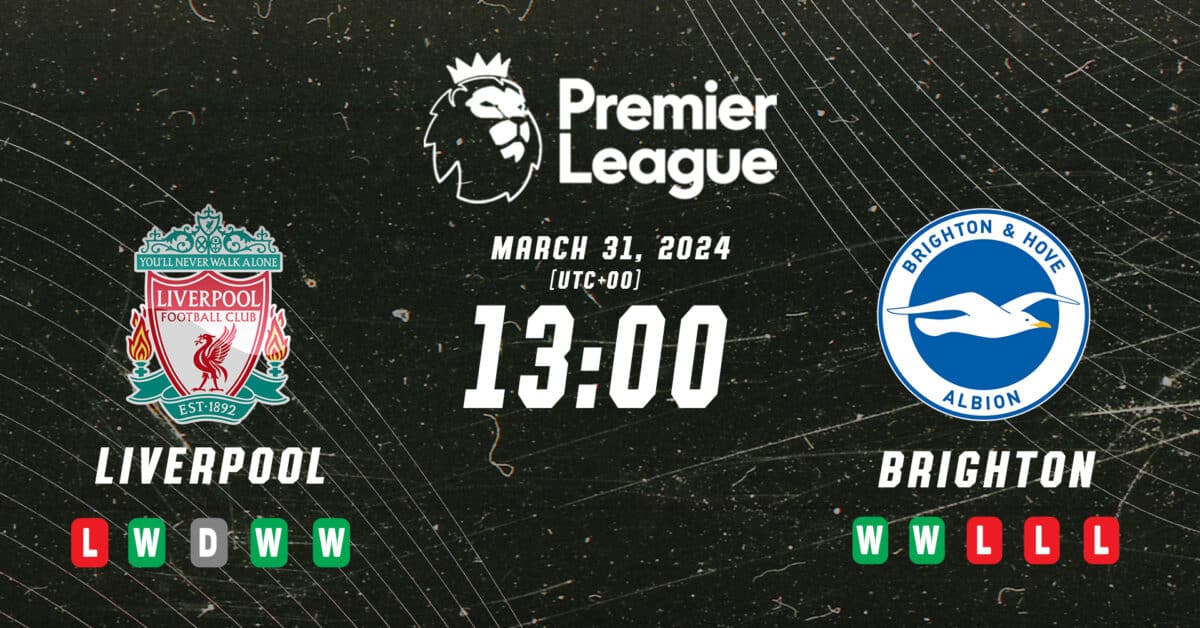 Liverpool vs Brighton Premier League náhled