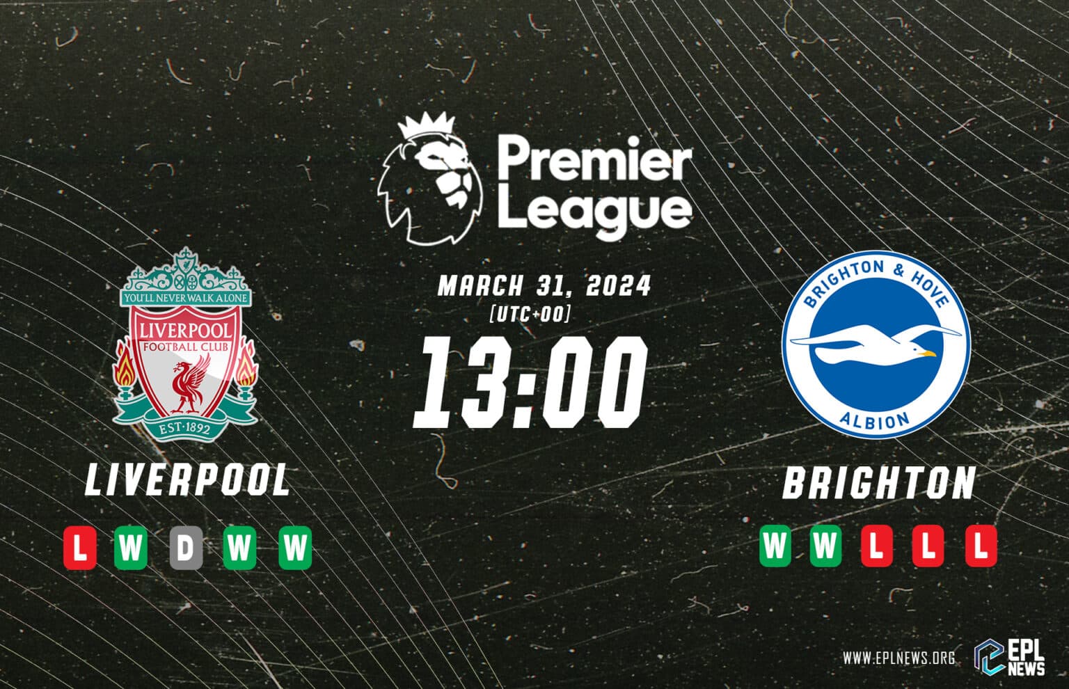 Liverpool vs Brighton Premier League náhled