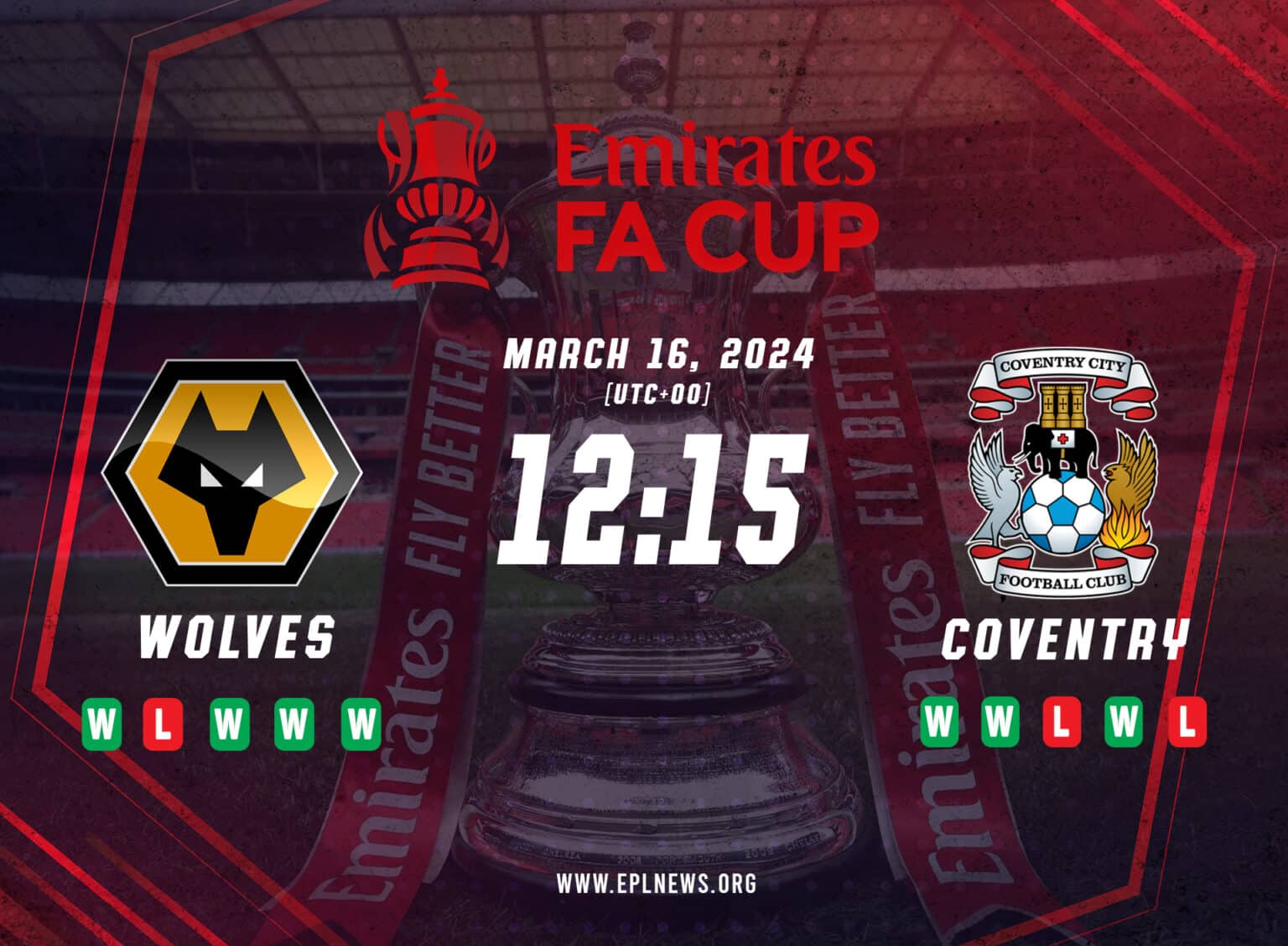 Ukázka FA Cupu Wolves vs Coventry