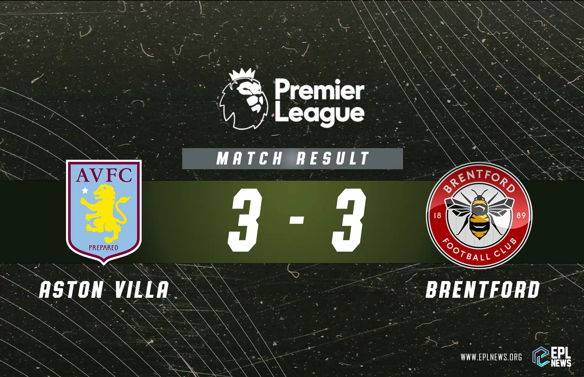 Zpráva Aston Villa vs Brentford