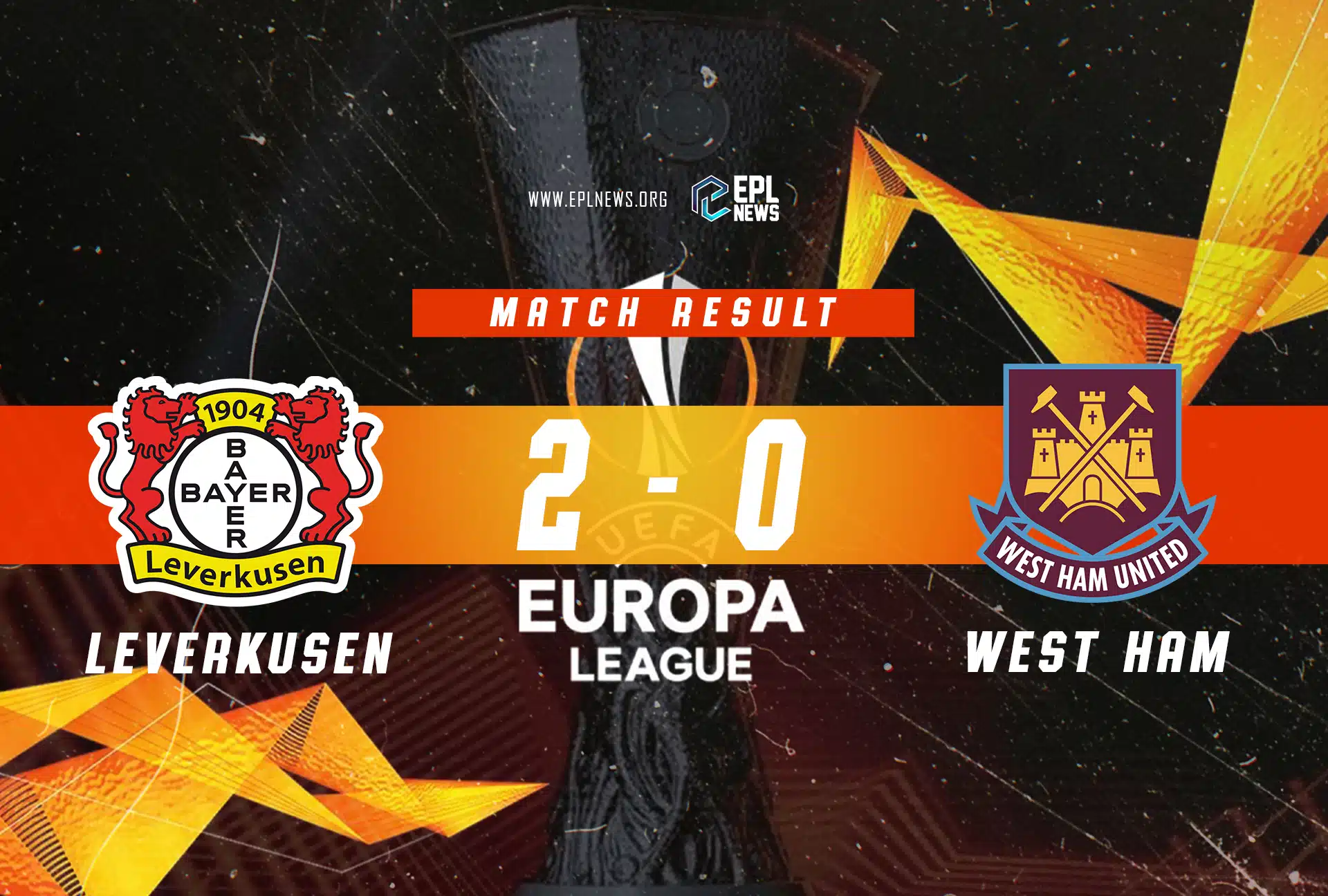 Zpráva Bayeru Leverkusen vs West Ham