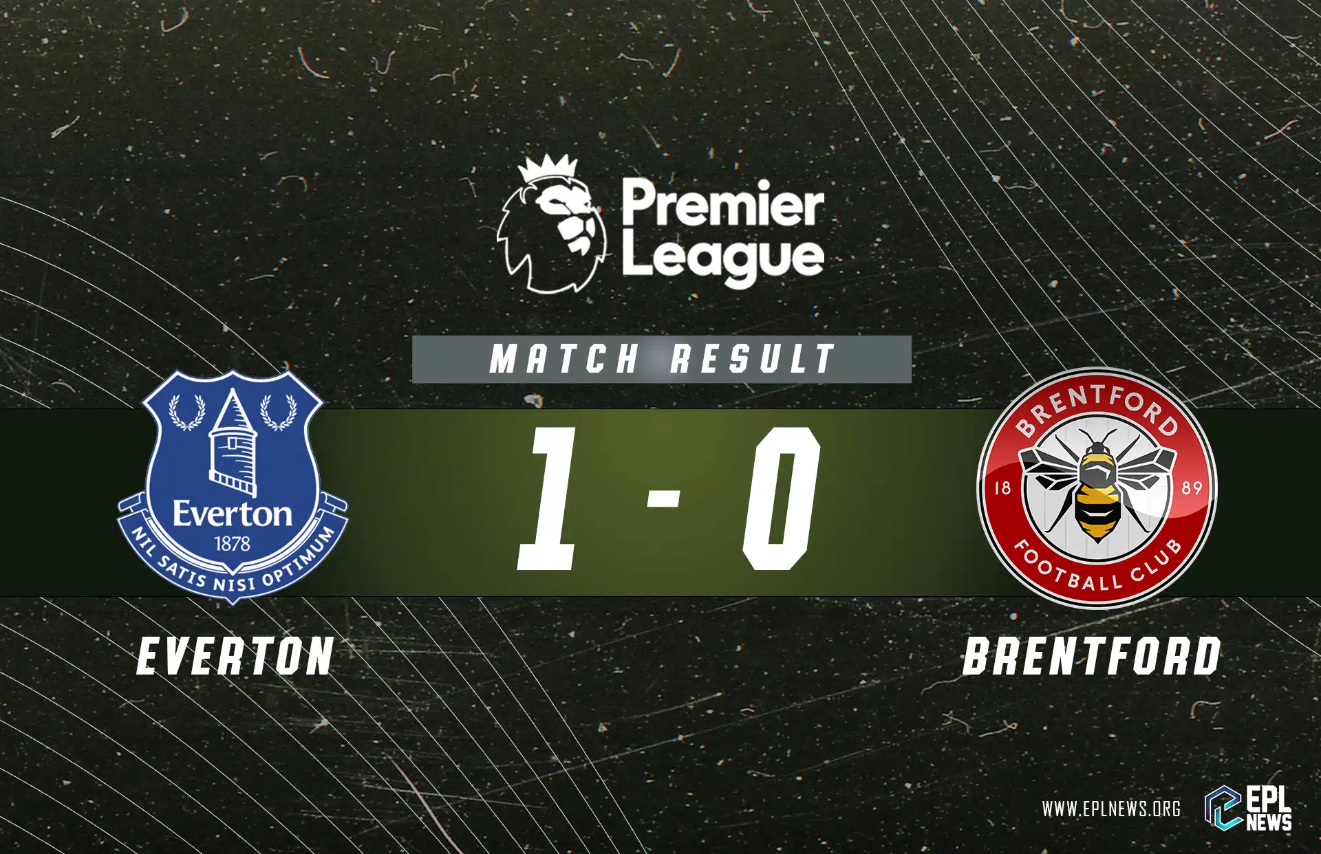 Zpráva Everton vs Brentford