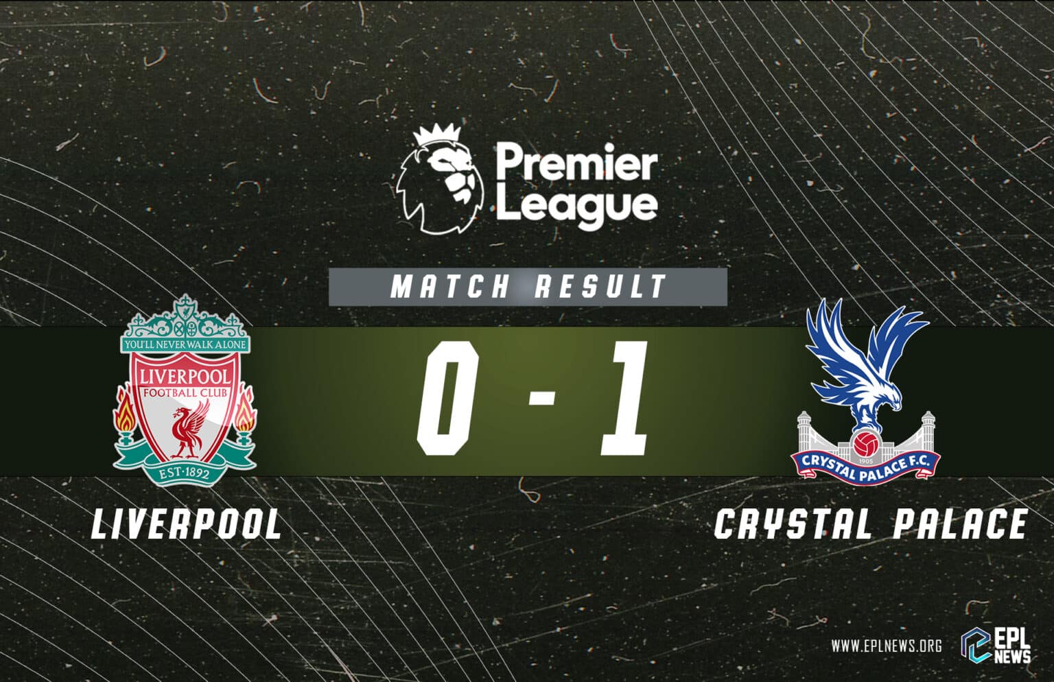 Zpráva Liverpool vs Crystal Palace