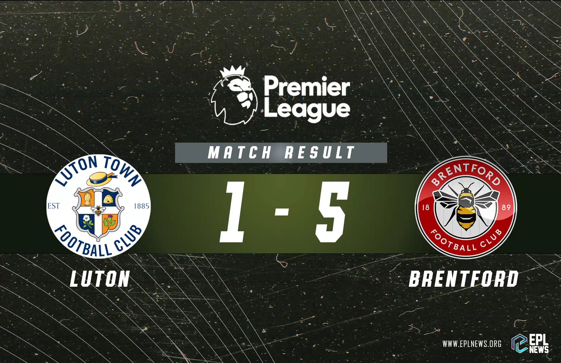 Zpráva Luton vs Brentford