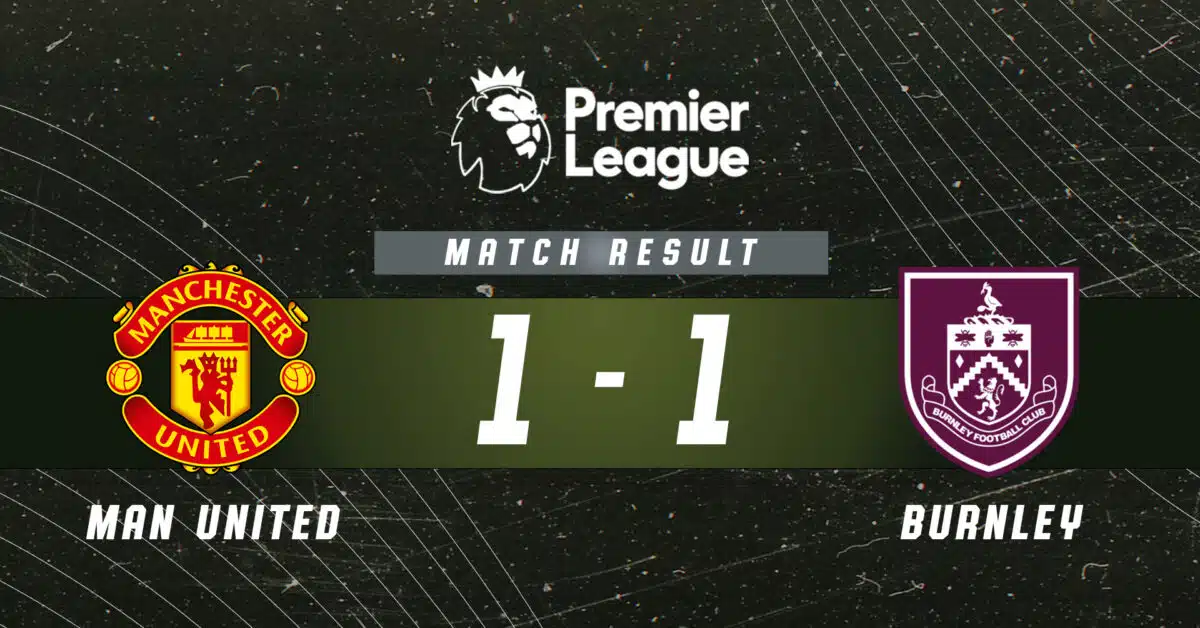 Zpráva Manchester United vs Burnley