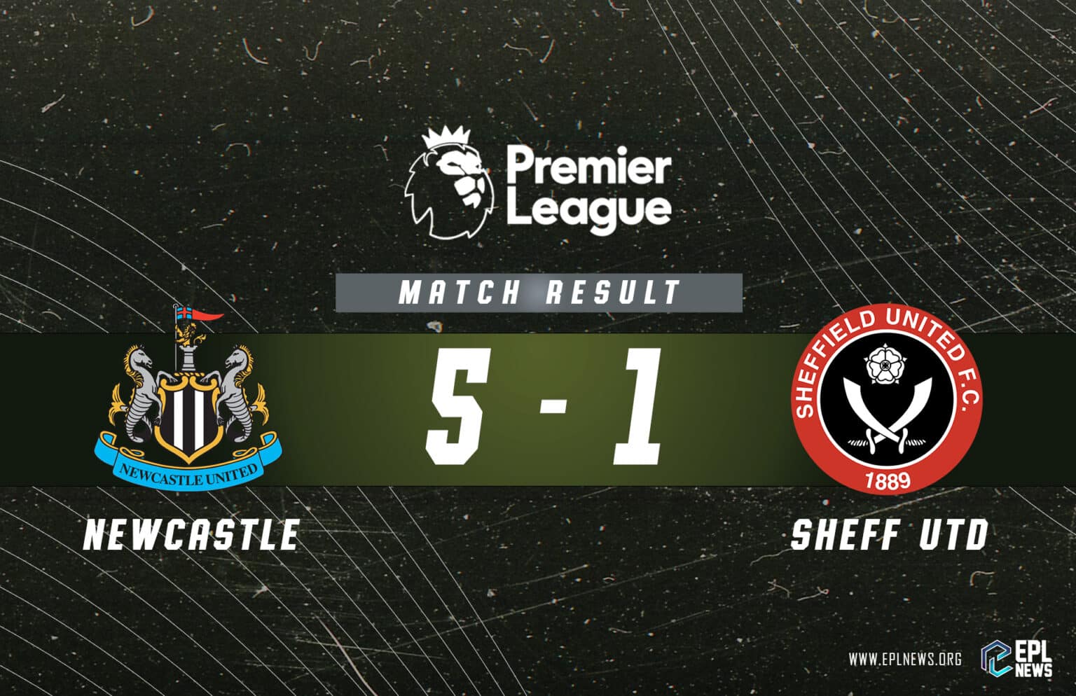 Zpráva Newcastle vs Sheffield United