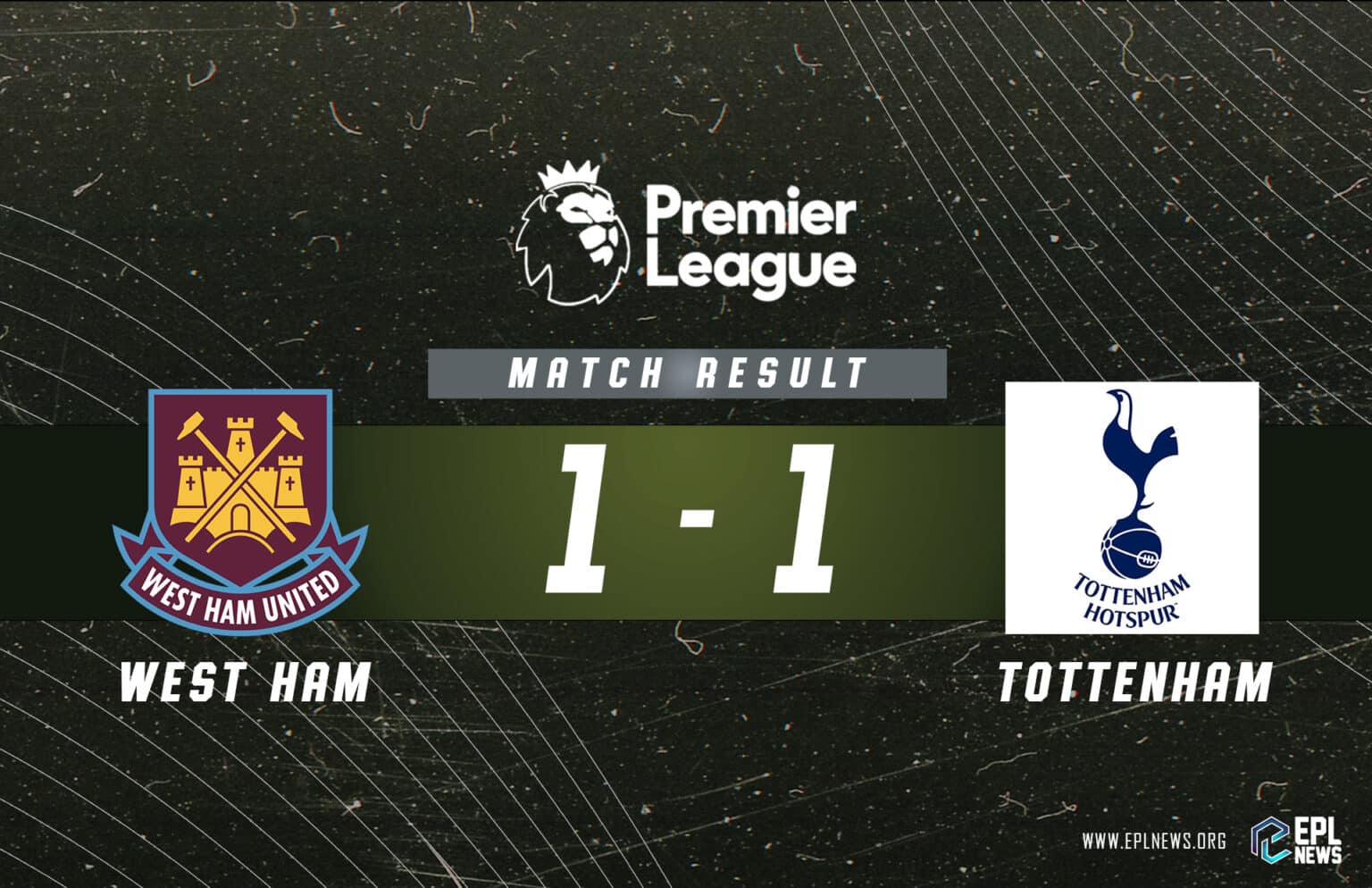 West Ham vs Tottenham 1-1 Report_ Patová situace v závodě o evropské bodové