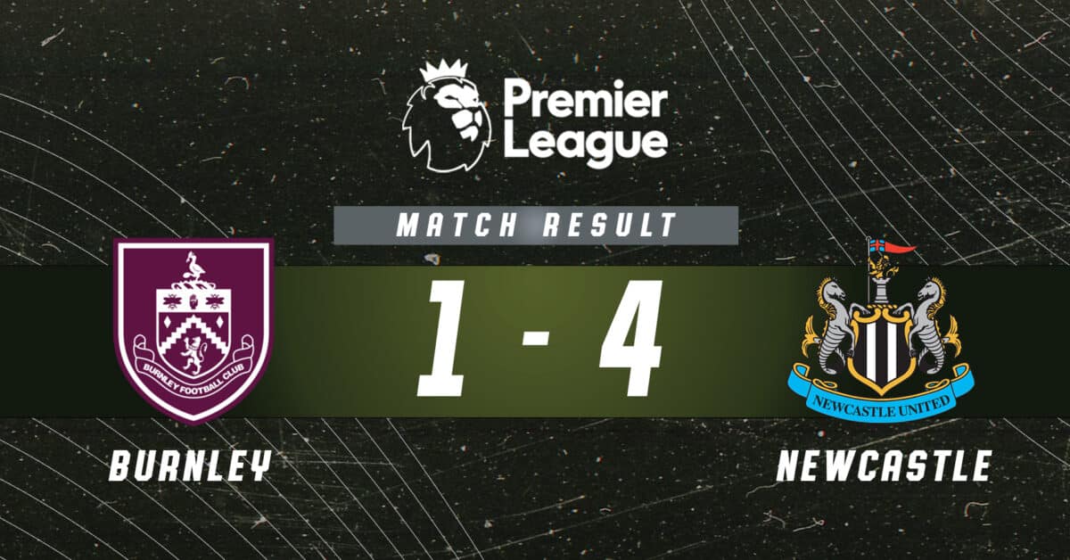 Zpráva Burnley vs Newcastle