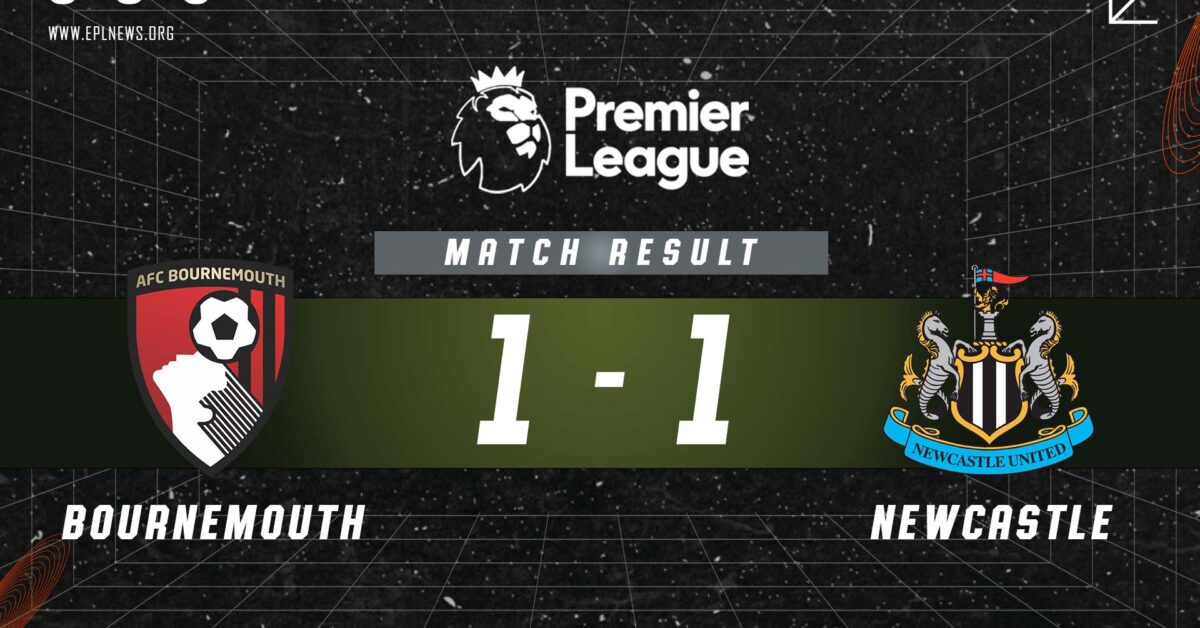 Zpráva Bournemouth vs Newcastle