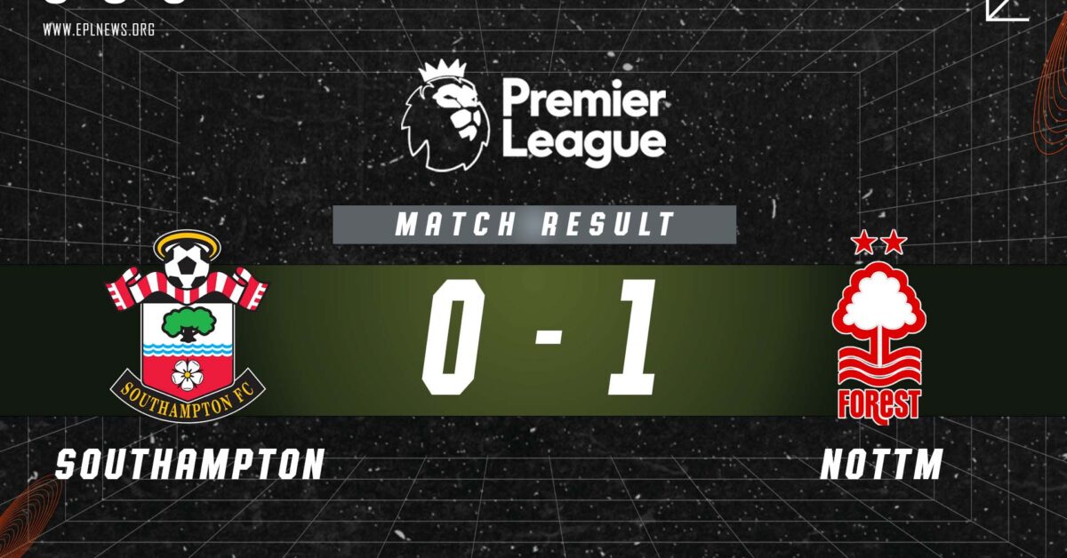 Zpráva Southampton vs Nottingham Forest