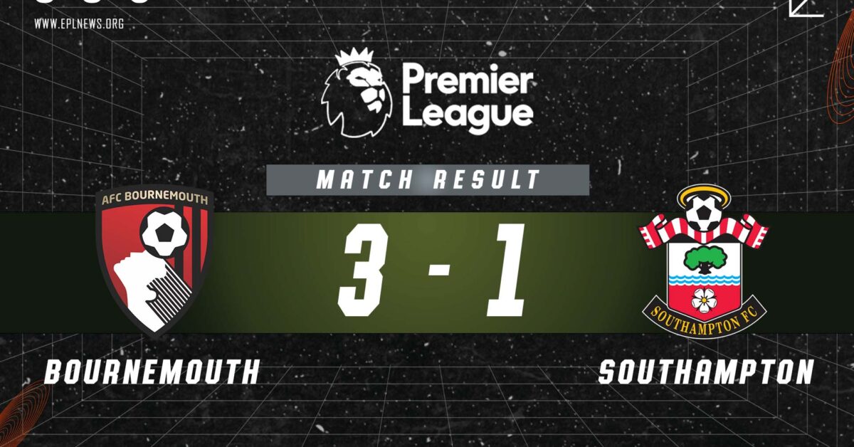 Zpráva Bournemouth vs Southampton 3-1