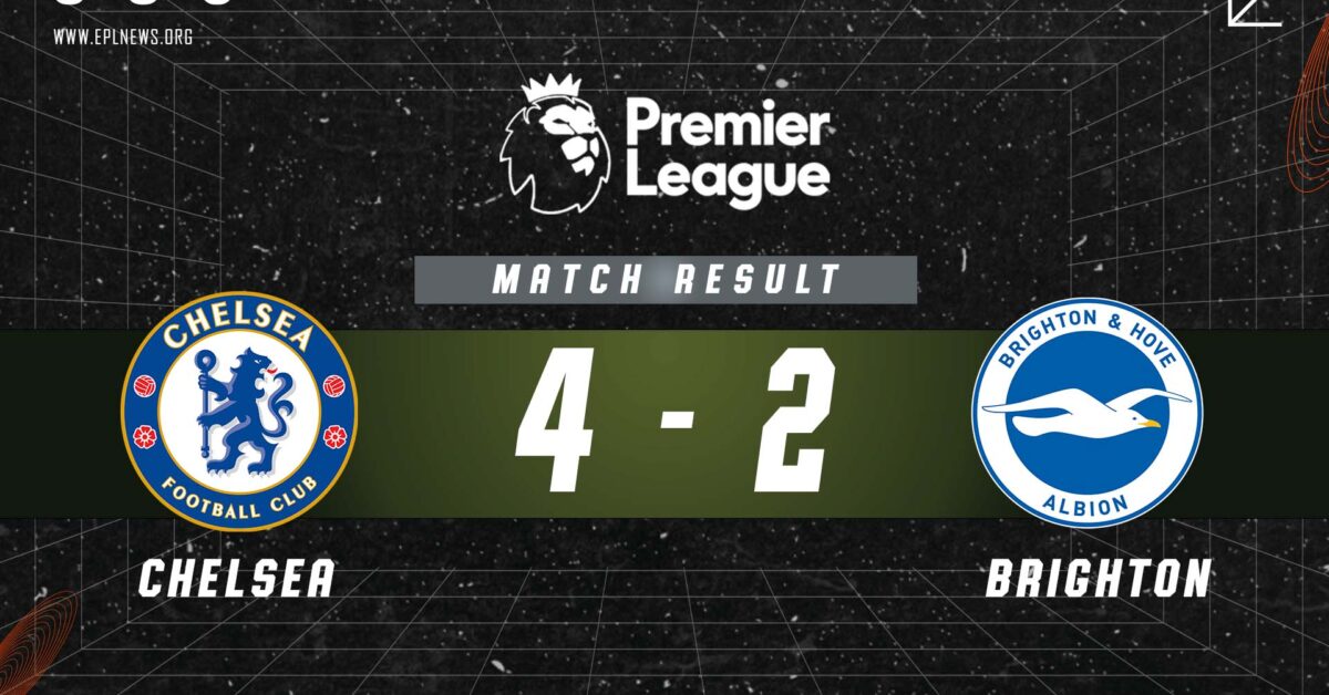 Zpráva Chelsea vs Brighton 4-2