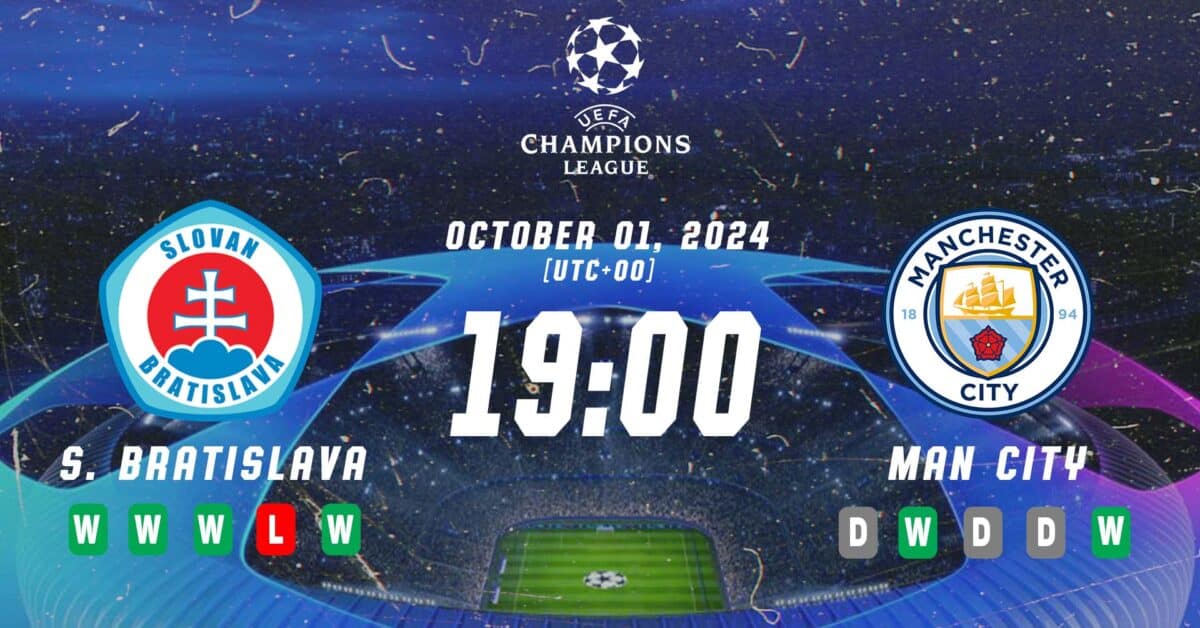 Ukázka Slovan Bratislava vs Manchester City