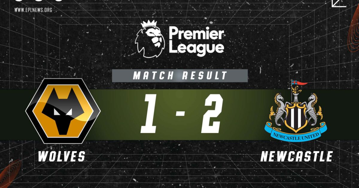 Wolves vs Newcastle 1-2 Report