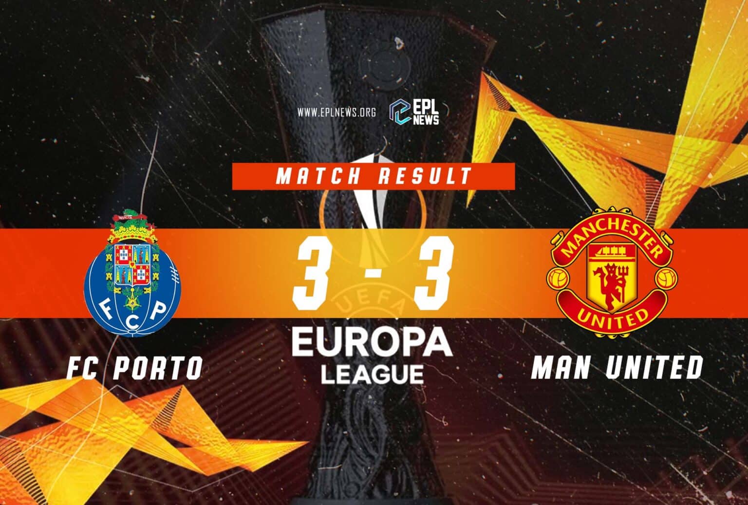 Zpráva Porto vs Manchester United 3-3