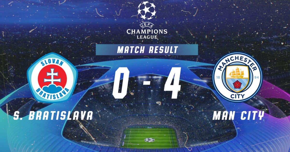 Reportáž Slovan Bratislava vs Manchester City 0-4